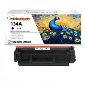 134A Compatible Toner Cartridge Replacement for HP 134A (W1340A) *No Chip* Black, High-Quality Print, Works with LaserJet M209 Series / MFP M234 Series