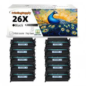 10 Pack High-Yield Compatible Toner Cartridge For HP CF226X 26X For Use With HP LaserJet Pro M402n M402dn M402dw M402d MFP M426fdw M426fdn M426dw