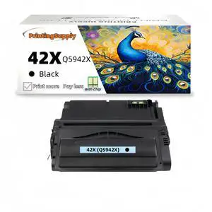 42X Q5942X Compatible Toner Cartridge Fits for HP 42 X Q5942 X,Work with HP LaserJet 4240n, 4250, 4250dtn, 4250dtnsl, 4250n, 4250tn, 4350, 4350dtn, 4350dtnsl, 4350n, 4350tn