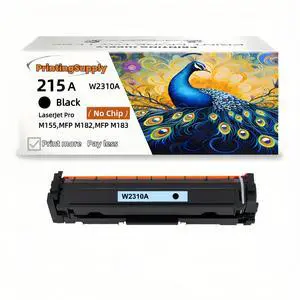 215A W2310A Black Compatible Toner Cartridge Compatible for HP 215A W2310A , Work with HP M155 M182 M183nw *No Chip*