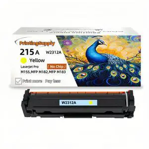 215A W2312A Yellow Compatible Toner Cartridge Compatible for HP 215A W2312A , Work with HP M155 M182 M183nw *No Chip*