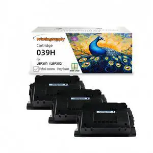 3 Pack 039H Black High Yield Toner Cartridge Compatible for Canon Cartridge 039H, Fits for Canon imageCLASS LBP351 LBP352 Printer
