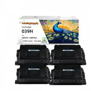 4 Pack 039H Black High Yield Toner Cartridge Compatible for Canon Cartridge 039H, Fits for Canon imageCLASS LBP351 LBP352 Printer