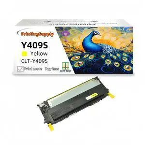 1 Pack CLT-Y409S Yellow Toner Cartridge Compatible for Samsung CLT-Y409S CLP-310 CLP-310n CLP-315 CLP-315w CLP-3170 CLX-3170n CLX-3170fn CLX-3175 CLX-3175n CLX-3175fn CLX-3175fw