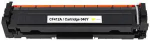 1 Pack 412A Yellow Toner Cartridges Compatible for HP 410A CF411A M477fnw Color Laserjet MFP M477fdw M477fdn M452dn M452nw M477 M452 M377 Printer