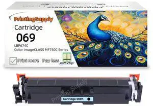 1 Pack 069 Toner Cartridge With Chip Compatible for Canon 069 imageCLASS MF752Cdw imageCLASS MF753Cdw MF751Cdw MF756Cx LBP673Cdw LBP674Cx  LBP674Cdw