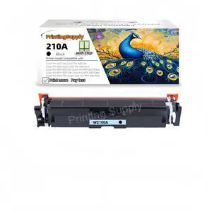 New Black Toner Cartridge With Chip For HP 210A W2100A Compatible For Use With HP Color LaserJet Pro 4201dn 4201dw 4301fdn 4301fdw