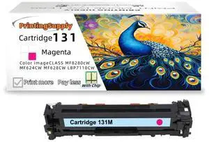 131 Magenta Toner Cartridge Compatible For Canon 131 / 6269B001AA Work with Canon ImageClass LBP-7100CN LBP-7110CW MF8280 MF8230CN MF8280CW MF624Cw MF628Cw