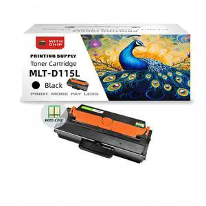 1 Pack Black Toner Cartridge for MLT-D115L D115L Compatible with Samsung SL-M2880FW SL-M2830DW SL-M2880XAC SL-M2870FW SL-M2830DW Xpress M2820 M2870 Laser Printer