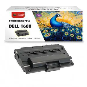 1 Pack 1600 High-Yield BK Toner Cartridge For Dell 1600 1600N 310-5417 P4210  5,000 Pages