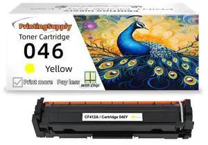 High-Quality Yellow Toner Cartridge Compatible for Canon 046 - Fits Canon MF731Cdw 735Cdw 733Cdw LBP-654Cdw LBP-653Cdw 654Cx MF732Cdw 734Cdw 735Cx