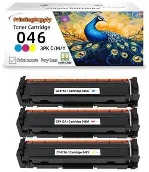 3 Pack High-Quality CMY Toner Cartridge Compatible for Canon 046 - Fits Canon MF731Cdw 735Cdw 733Cdw LBP-654Cdw LBP-653Cdw 654Cx MF732Cdw 734Cdw 735Cx