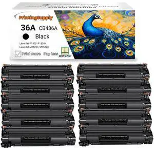 10 Pack New Toner Cartridge For HP 36A CB436A Compatible with HP LaserJet Pro M1120MFP M1120n MFP M1522n M1522n MFP M1522nf 10 Pack New Toner Cartridge For HP 36A CB436A Compatible with HP LaserJet Pro M1120MFP M1120n MFP M1522n M1522n MFP M1522nf
