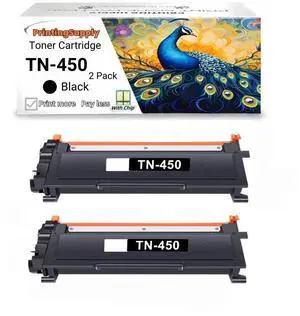2 Pack TN450 New High-Yield Toner Cartridge For Brother TN450 TN420 Compatible For Use With Brother MFC7360 7460 7860 HL2220 2240 FAX-2840 FAX-2845, FAX-2940, IntelliFax 2840, IntelliFax 2940 2 Pack TN450 New High-Yield Toner Cartridge For Brother TN450 TN420 Compatible For Use With Brother MFC7360 7460 7860 HL2220 2240 FAX-2840 FAX-2845, FAX-2940, IntelliFax 2840, IntelliFax 2940