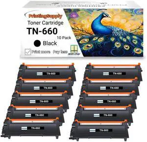 10 Pack TN660 New High-Yield Toner Cartridge For Brother TN660 TN630 Compatible For Use With Brother DCP-L2500D 2520DW 2540DN HL-L2300D 2305W 2320D MFC-L2680W 2685DW 10 Pack TN660 New High-Yield Toner Cartridge For Brother TN660 TN630 Compatible For Use With Brother DCP-L2500D 2520DW 2540DN HL-L2300D 2305W 2320D MFC-L2680W 2685DW