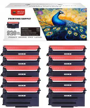 10PK TN920XL Black Toner Cartridge Compatible for Brother TN920 XL TN920 , Fits for Brother HL-L6210DW HL-L6210DWT HL-L5210DN HL-L5210DW HL-L5210DWT With Chip 10PK TN920XL Black Toner Cartridge Compatible for Brother TN920 XL TN920 , Fits for Brother HL-L6210DW HL-L6210DWT HL-L5210DN HL-L5210DW HL-L5210DWT With Chip