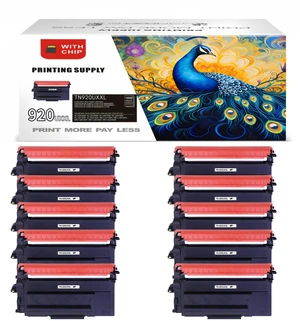 10 Pack TN920UXXL Black Toner Cartridge Compatible for Brother TN920 TN920XL TN920XXL TN920 UXXL for Brother HL-L5215DW HL-L6210DW HL-L6210DWT HL-L6310DW HL-L6415DW HL-L6415DWT HL-EX415DW With Chip 10 Pack TN920UXXL Black Toner Cartridge Compatible for Brother TN920 TN920XL TN920XXL TN920 UXXL for Brother HL-L5215DW HL-L6210DW HL-L6210DWT HL-L6310DW HL-L6415DW HL-L6415DWT HL-EX415DW With Chip