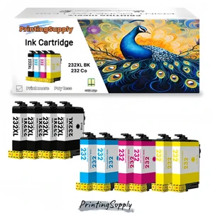 10PK 232XL&232 BKCMY Ink Cartridges Compatible for Epson 232XL 232 XL T232XL T232 XL Expression Home XP-4200 XP-4205 WorkForce Pro WF-2930 WF-2950 10PK 232XL&232 BKCMY Ink Cartridges Compatible for Epson 232XL 232 XL T232XL T232 XL Expression Home XP-4200 XP-4205 WorkForce Pro WF-2930 WF-2950