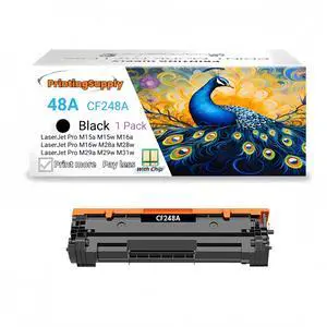 48A CF248A Toner Cartridge Compatible for HP 48A CF248A HP LaserJet Pro M15a M15w LaserJet Pro M16a M16w LaserJet MFP M28a MFP M28w LaserJet MFP M29a MFP M29w M31W 1,000 Pages 1 Pack 48A CF248A Toner Cartridge Compatible for HP 48A CF248A HP LaserJet Pro M15a M15w LaserJet Pro M16a M16w LaserJet MFP M28a MFP M28w LaserJet MFP M29a MFP M29w M31W 1,000 Pages 1 Pack