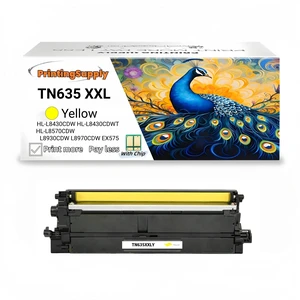 1 Pack TN635XXL Yellow Toner Cartridge Compatible for Brother TN635XXL Work with Brother HL-L8430CDW HL-L8430CDWT HL-L8570CDW MFC-L8930CDW L8970CDW EX575 1 Pack TN635XXL Yellow Toner Cartridge Compatible for Brother TN635XXL Work with Brother HL-L8430CDW HL-L8430CDWT HL-L8570CDW MFC-L8930CDW L8970CDW EX575