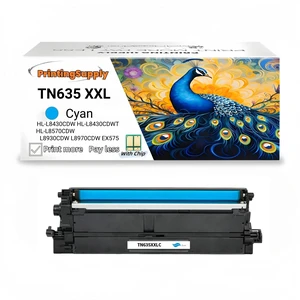1 Pack TN635XXL Cyan Toner Cartridge Compatible for Brother TN635XXL Work with Brother HL-L8430CDW HL-L8430CDWT HL-L8570CDW MFC-L8930CDW L8970CDW EX575 1 Pack TN635XXL Cyan Toner Cartridge Compatible for Brother TN635XXL Work with Brother HL-L8430CDW HL-L8430CDWT HL-L8570CDW MFC-L8930CDW L8970CDW EX575