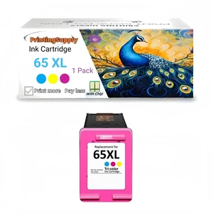 65XL 1P Tri-Color Ink Cartridge Compatible for HP 65 XL Compatible with HP AMP 100 105 120 125 1302620 2621 2622 2624 2630 2632 2633 2652 2655 DeskJet 3720 3721 3722 3723 3732 3735 3750 3752 3755 65XL 1P Tri-Color Ink Cartridge Compatible for HP 65 XL Compatible with HP AMP 100 105 120 125 1302620 2621 2622 2624 2630 2632 2633 2652 2655 DeskJet 3720 3721 3722 3723 3732 3735 3750 3752 3755