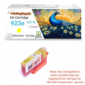 923e New High Yield Yellow ink Cartridge Compatible to HP 923e Yellow , Work with HP OfficeJet pro 8120 8122 8124 8125 8130 8132 8134 8135 8138 8139 923e New High Yield Yellow ink Cartridge Compatible to HP 923e Yellow , Work with HP OfficeJet pro 8120 8122 8124 8125 8130 8132 8134 8135 8138 8139