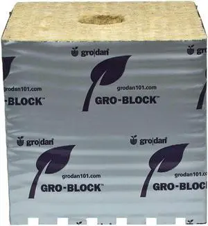 Grodan Hugo 6x6x6 Hydroponics Seed Starting Block (6)