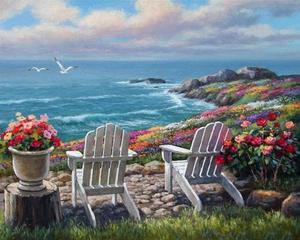 Seaside Scenery Paint By Numbers (30x40cm No Frame)