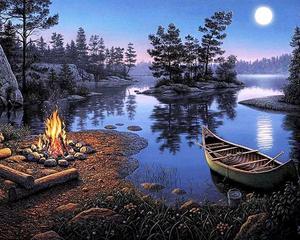 Bonfire Paint By Numbers (40x50cm No Frame)