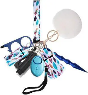 Personal Alarm for Women, Self Defense Keychain , 140DB Emergency Self-Defense Security Alarm Keychain with LED Light for Women Kids and Elders Oil Rubbed Bronze