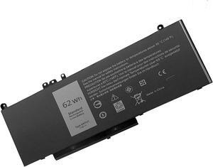 62Wh Type 6MT4T Battery for Dell Latitude E5470 E5570 E5270 Precision 3510 7V69Y TXF9M 79VRK 07V69Y 079VRK 0TXF9M 0HK6DV P62G P62G001 P48F P48F001 P48F002 7.6V 4-Cell