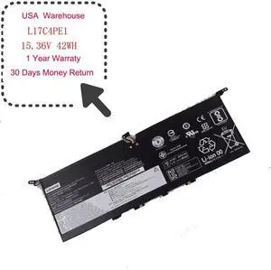 42Wh L17C4PE1 L17M4PE1 Genuine battery For Lenovo IdeaPad YOGA 730S-13IWL 81J000