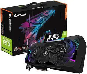 GIGABYTE 3080 Graphics card AORUS GIGABYTE GeForce RTX 3080 MASTER 10GB PCI Express 4.0 ATX Video Card (rev. 3.0) GV-N3080AORUS M-10GD (LHR)