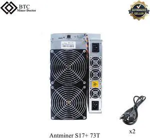 High Profitability Antminer S17+ 73T With Power Supply SHA-256 Algorithm BTC Antminer S17 Plus Mining Machine