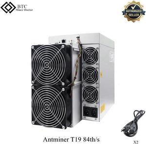 Bitmain Antminer T19 84th/s Most Advanced Crypto ASIC BTC Mining