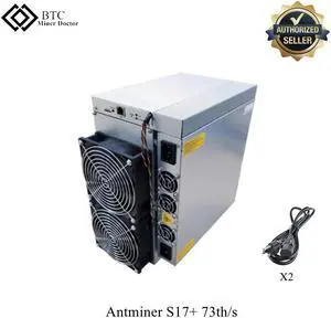 Antminer S17+ 73T With Power Supply SHA-256 Algorithm BTC Antminer S17 Plus Mining Machine