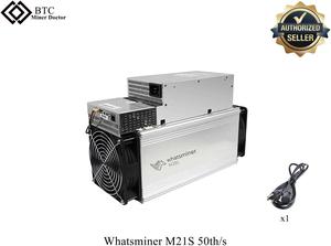 MicroBT Whatsminer M21S Mining SHA-256 With a Maximum hashrate of 50TH/s 3000W