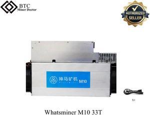 Bitcoin Miner Microbt Whatsminer M10 33T 2145W with Power Supply