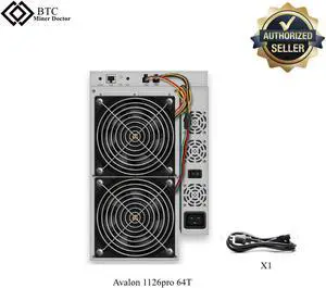 AvalonMiner 1126 PRO 64T Bitcoin Crypto Mining Machine Avalonminer 1126 Pro Canaan Original