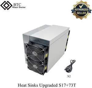 Refit Heat Sinks S17+ 73T With Power Supply SHA-256 Algorithm BTC Antminer S17 Plus Upgraded