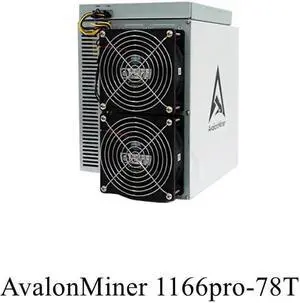 78TH/S 1166pro SHA256 ASIC miner BTC BCH Mining machine AvalonMiner