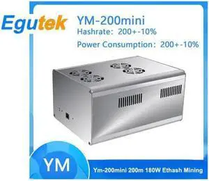 Eth etc Miner Ym-200mini 200M 180W Power Ethash Mining
