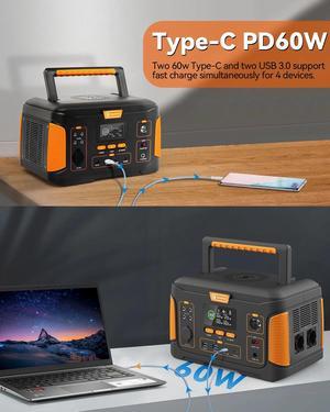 FF Flashfish 1000W Portable Power Station 932Wh Solar Generator Battery Supply with 100W Solar Panel for Home Outdoor Camping-110V