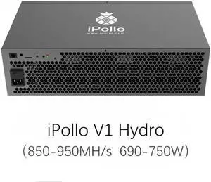 iPollo V1 Hydro 850M 690W Ethash ETHW ETHF ETSuper Quiet Home Water Miner