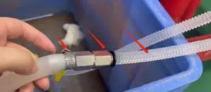 16A Power cable with teflon tube with Joint pagoda and clamp all parts for S19 hydro cooling