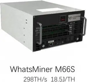 WhatsMiner M66S 298T 18.5/TH Bitcoin Mining Machine for Oil Cooling Immersion Equipment from MicroBT
