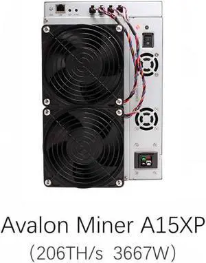 Avalon A15XP 206T 3667W Bitcoin Miner from Canaan