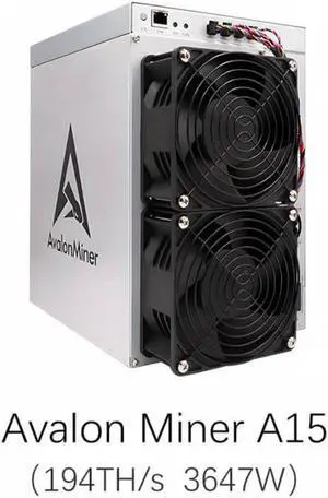 Canaan Avalon A15 194T 3647W Bitcoin Miner