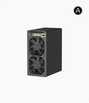 AE Box II Aleo Miner with a maximum hashrate of 54Mh/s and power consumption of 530W